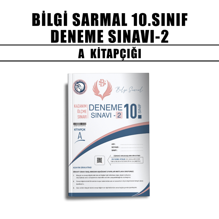 B.SARMAL 10.SINIF DENEME TARAMA SNV 2-A - 2024